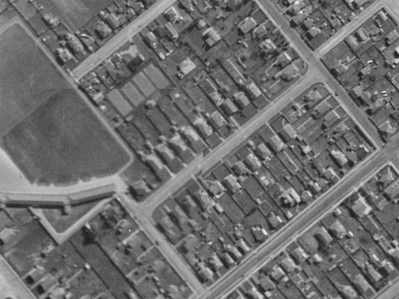 35 Dominion Avenue from the air, 1940-1944