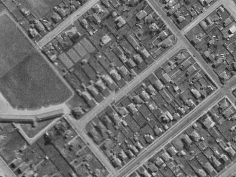35A Dominion Avenue from the air, 1940-1944
