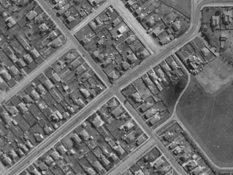 173 Milton Street from the air, 1940-1944