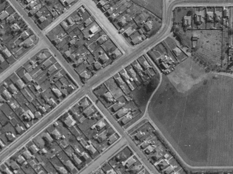 180 Milton Street from the air, 1940-1944