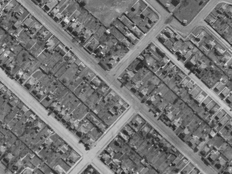 100 Huxley Street from the air, 1940-1944