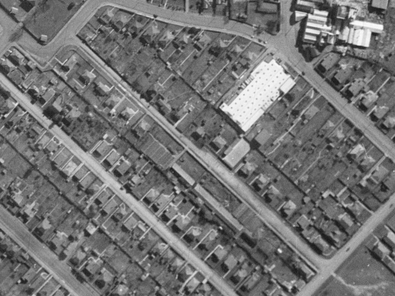 32 Hume Street from the air, 1940-1944