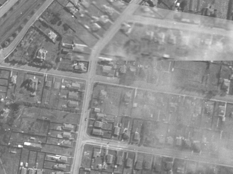 26 Sheldon Street from the air, 1940-1944