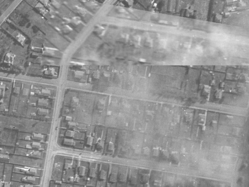 Sheldon Street from the air, 1940-1944