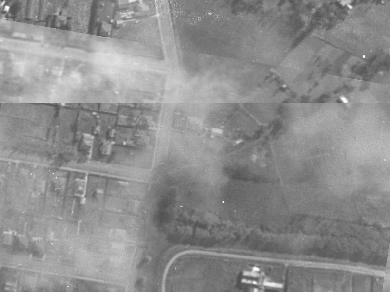 49A Cumnor Terrace from the air, 1940-1944