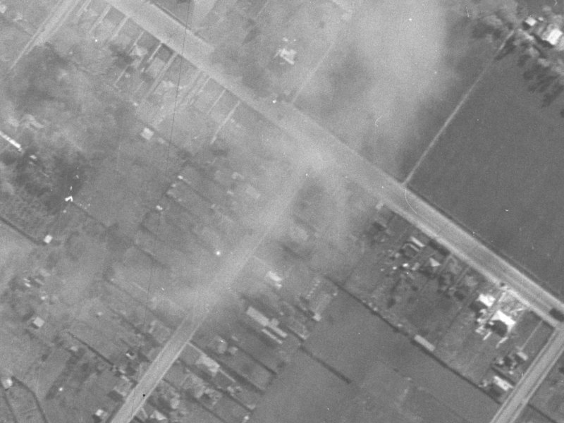 7 Rutherford Street from the air, 1940-1944