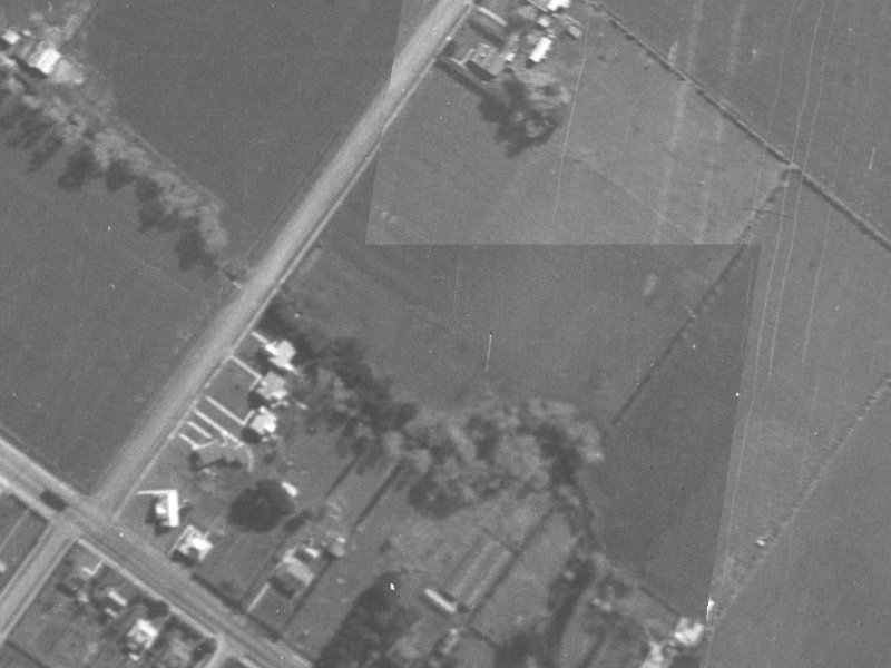 Steam Wharf Lane from the air, 1940-1944