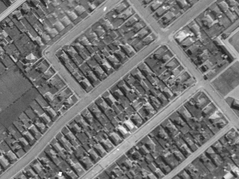 36 Bletsoe Avenue from the air, 1940-1944