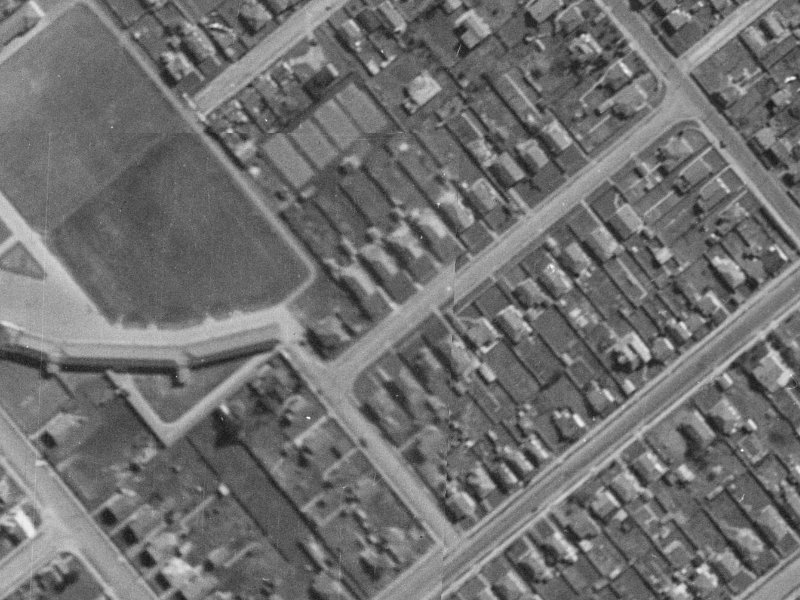 29 Dominion Avenue from the air, 1940-1944