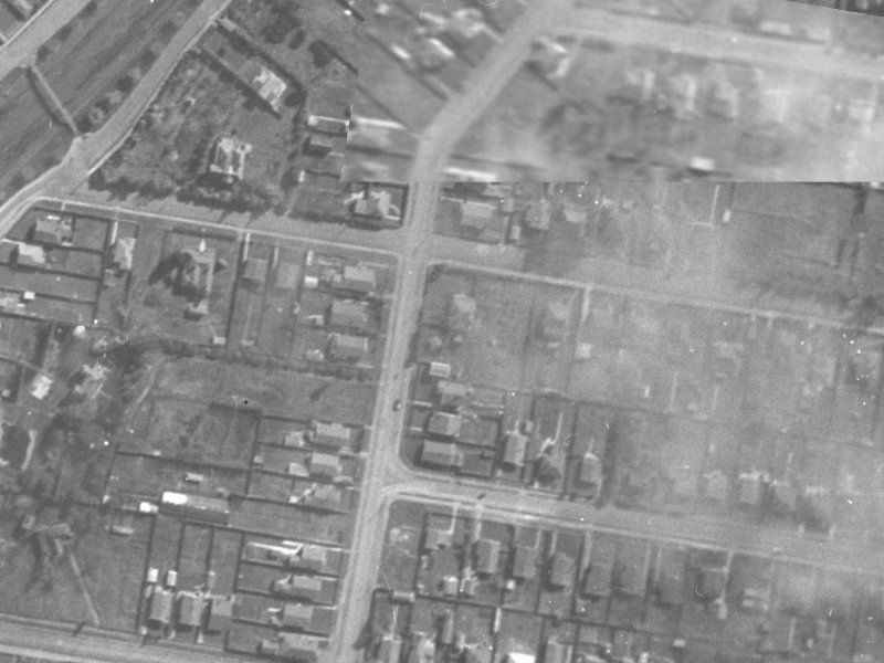 83 Radley Street from the air, 1940-1944