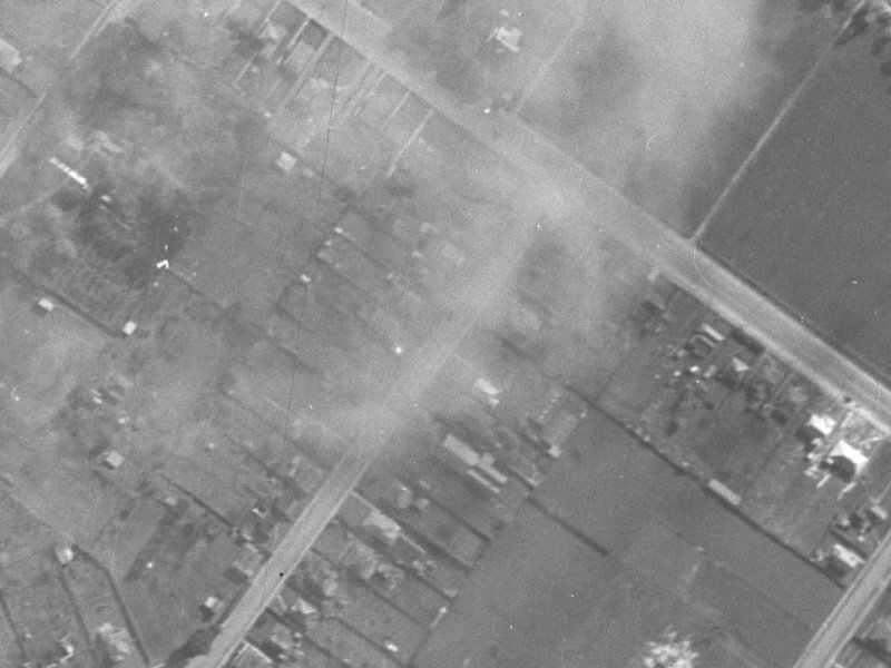 12 Rutherford Street from the air, 1940-1944