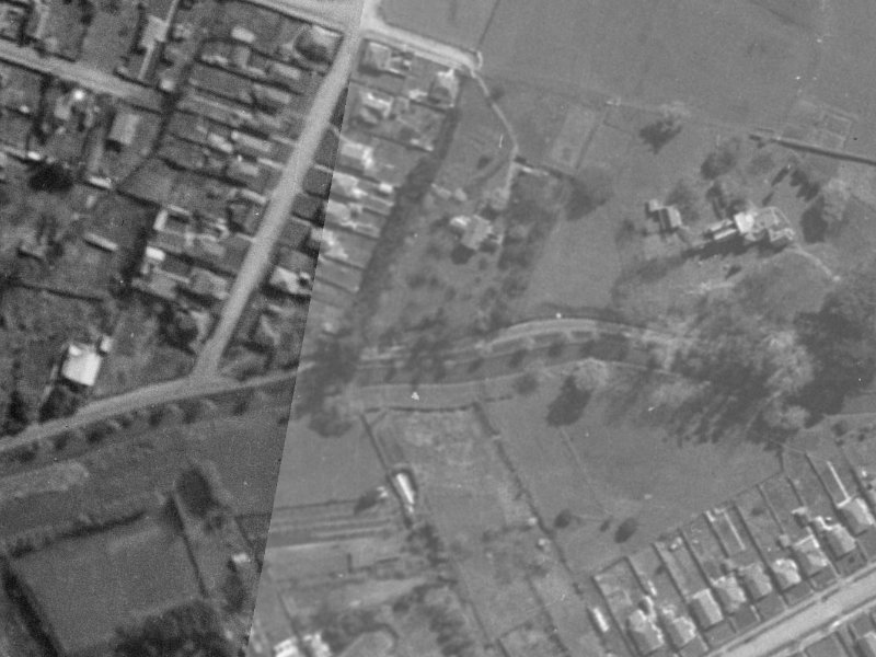 52 Fifield Terrace from the air, 1940-1944