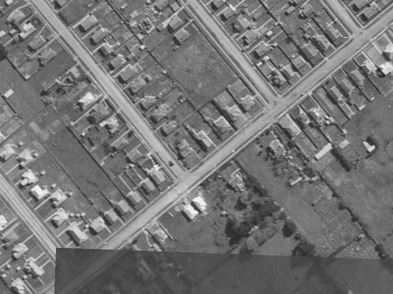 125A Neville Street from the air, 1940-1944