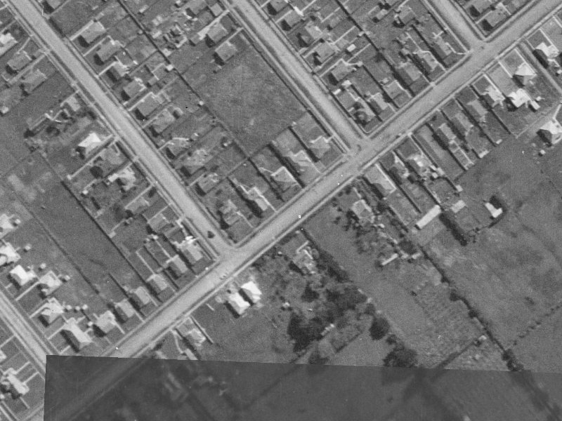 125 Neville Street from the air, 1940-1944