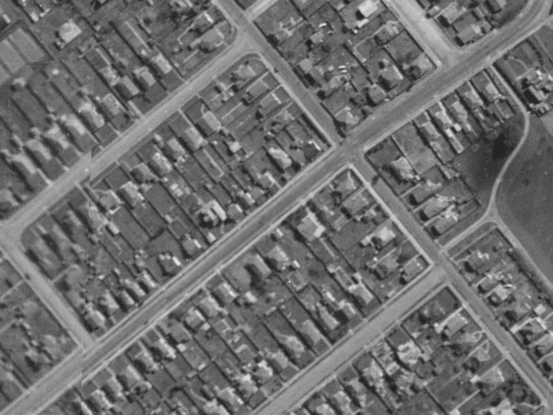 158 Milton Street from the air, 1940-1944