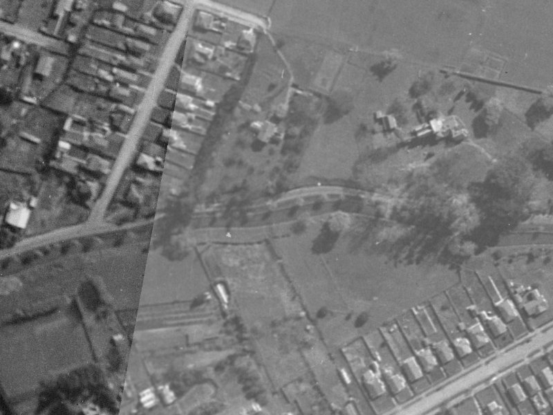 2 Esher Place from the air, 1940-1944
