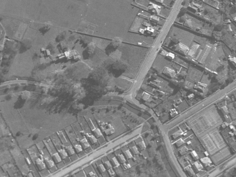 107 Fifield Terrace from the air, 1940-1944