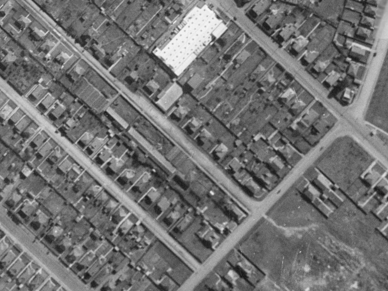 45 Hume Street from the air, 1940-1944