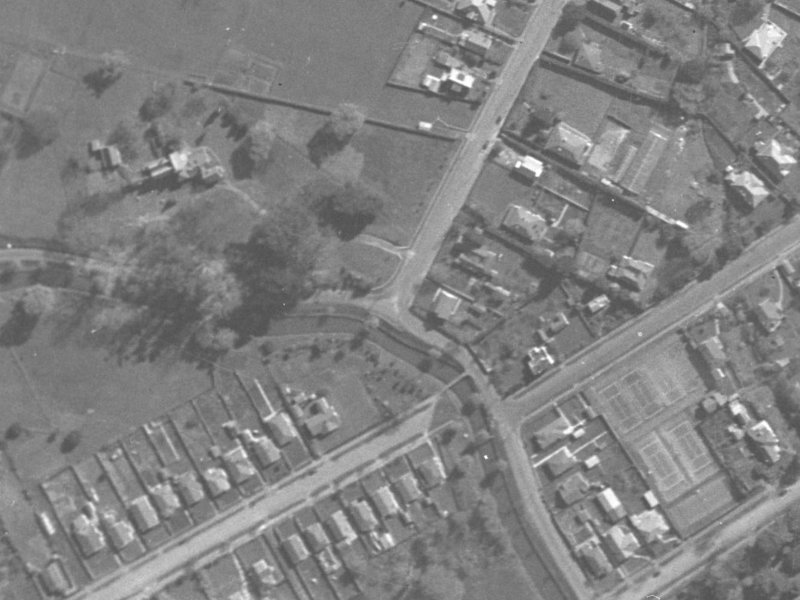 109 Fifield Terrace from the air, 1940-1944