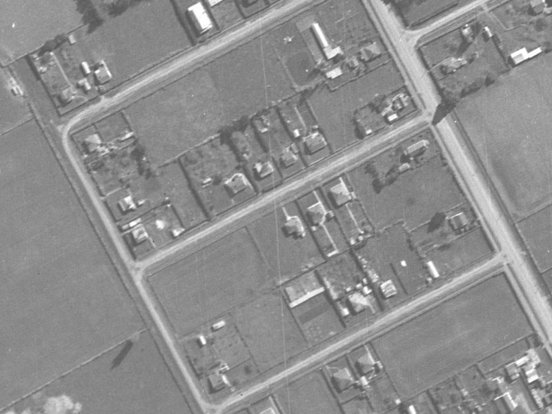 Riwai Street from the air, 1940-1944