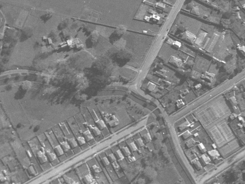 172 Riverlaw Terrace from the air, 1940-1944