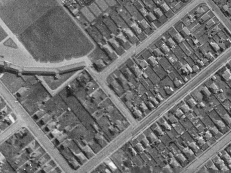 18 Dominion Avenue from the air, 1940-1944