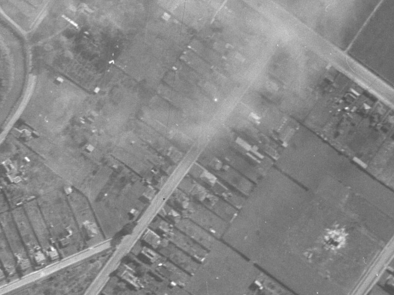 22 Rutherford Street from the air, 1940-1944