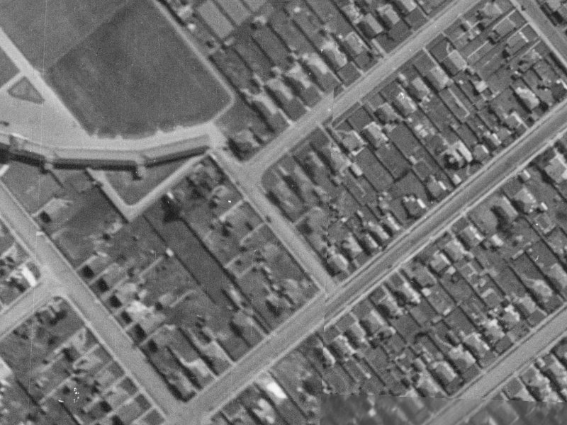 14 Dominion Avenue from the air, 1940-1944