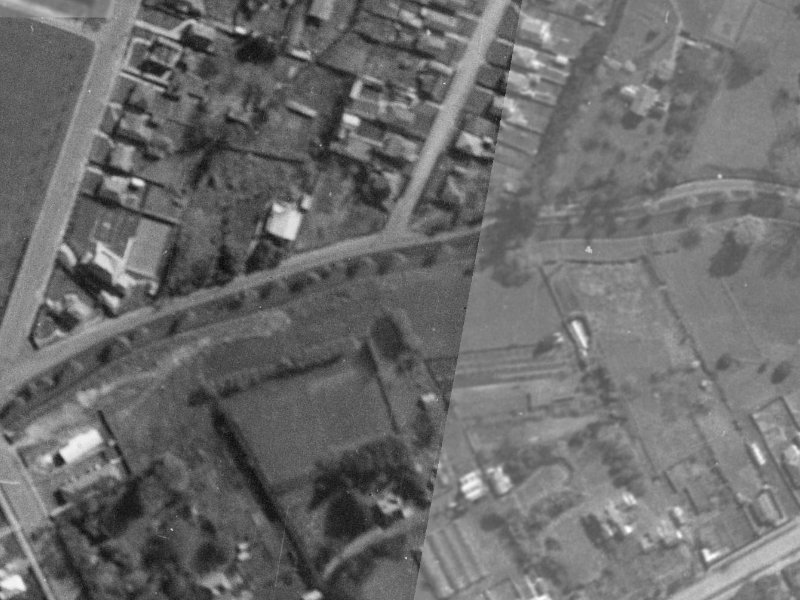 138 Riverlaw Terrace from the air, 1940-1944