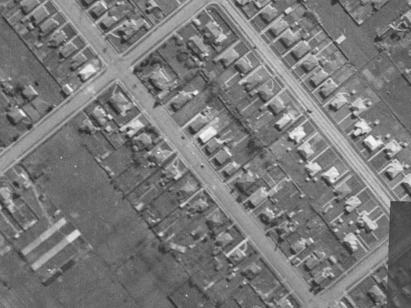 310 Lyttelton Street from the air, 1940-1944