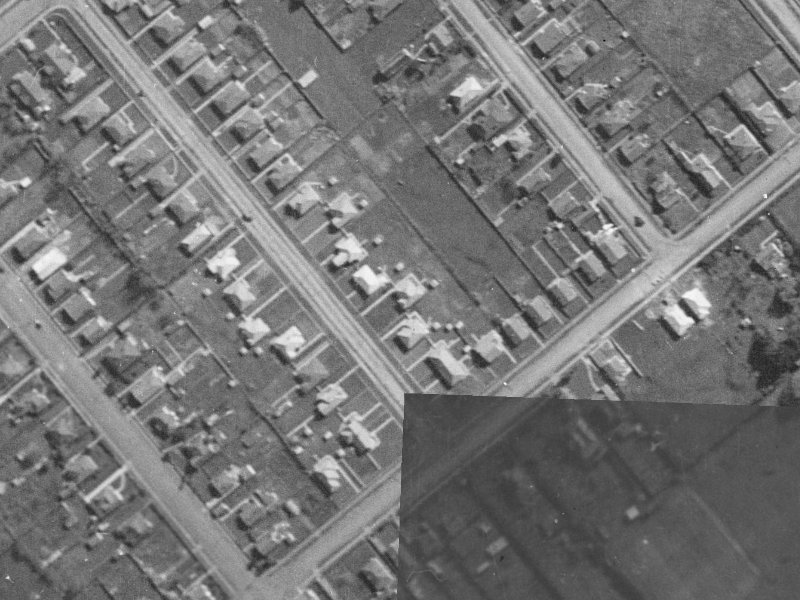10 Hinemoa Street from the air, 1940-1944