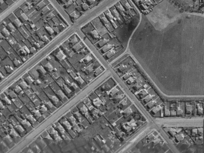 133 Roker Street from the air, 1940-1944