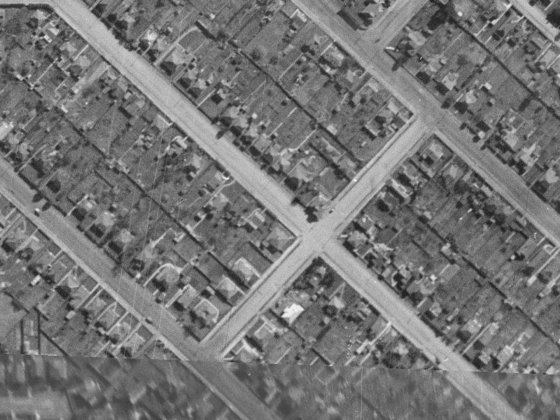 82 King Street from the air, 1940-1944