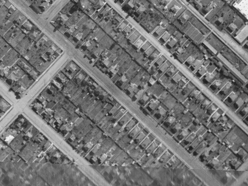 125 Huxley Street from the air, 1940-1944