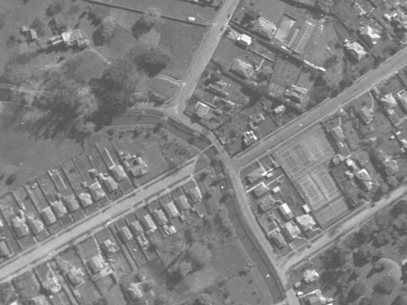 115a Fifield Terrace from the air, 1940-1944