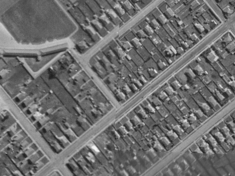 6 Dominion Avenue from the air, 1940-1944