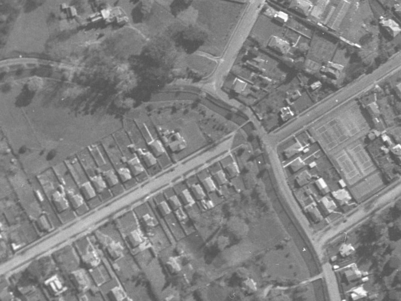 170 Riverlaw Terrace from the air, 1940-1944