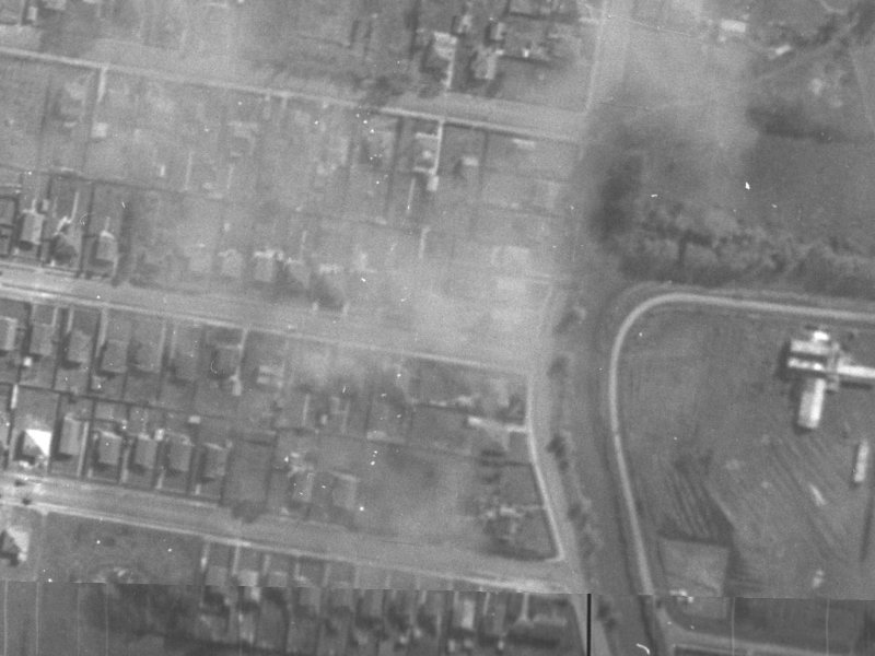 68E Cumnor Terrace from the air, 1940-1944