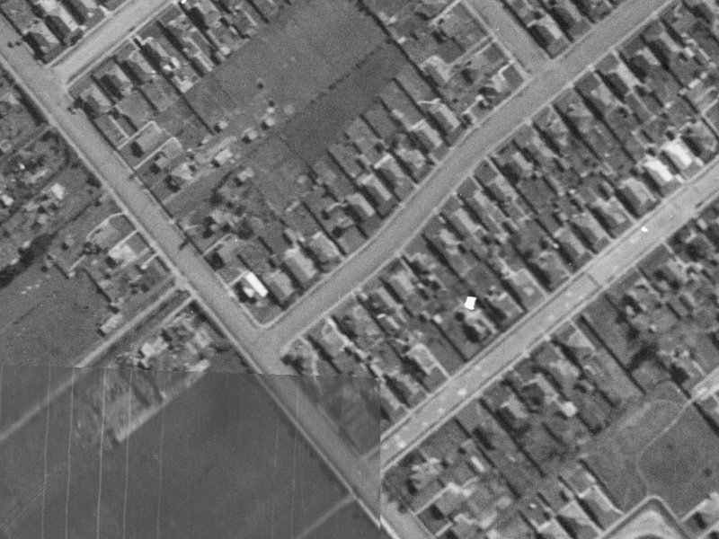 10 Bletsoe Avenue from the air, 1940-1944