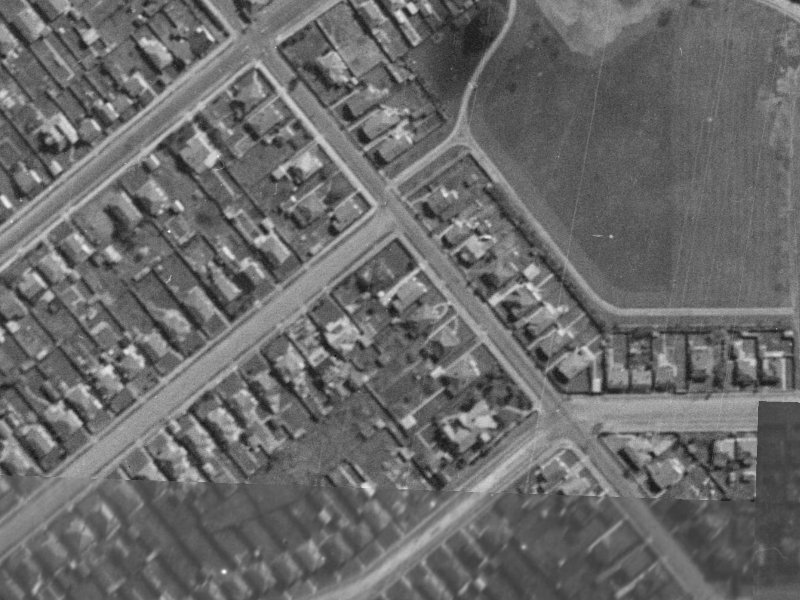 100 Strickland Street from the air, 1940-1944