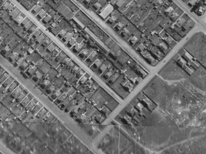 57 Gibbon Street from the air, 1940-1944