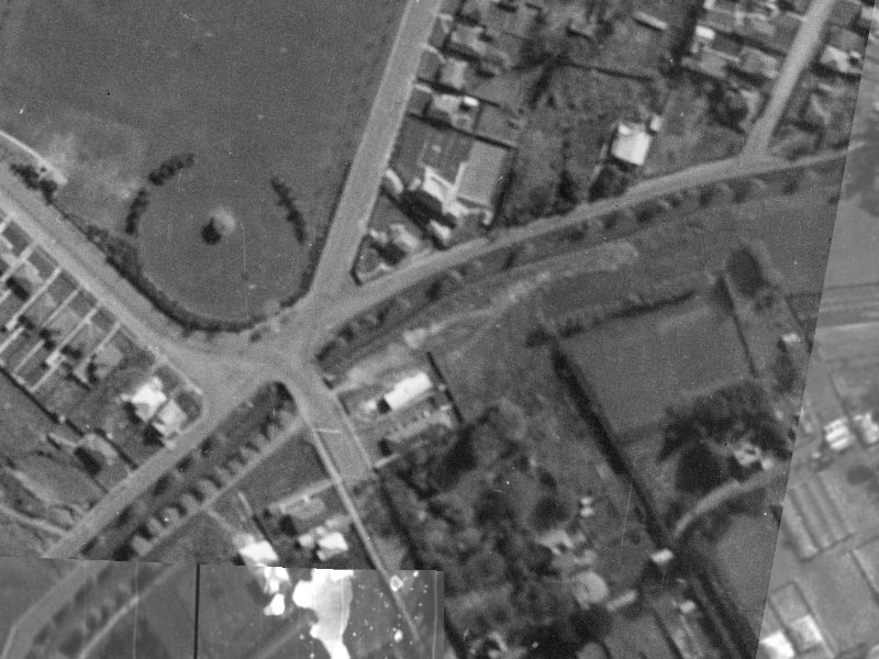116 Riverlaw Terrace from the air, 1940-1944