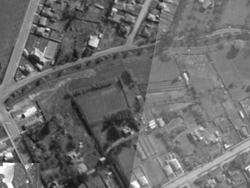 22 Wilding Street from the air, 1940-1944