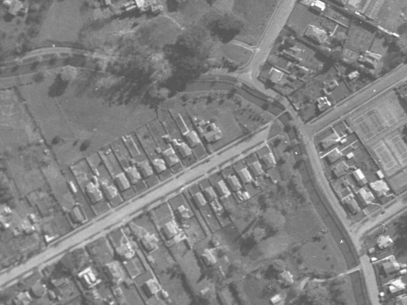 145 St Martins Road from the air, 1940-1944