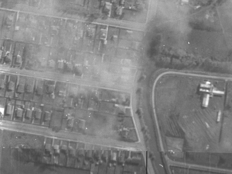 50 Chichester Street from the air, 1940-1944