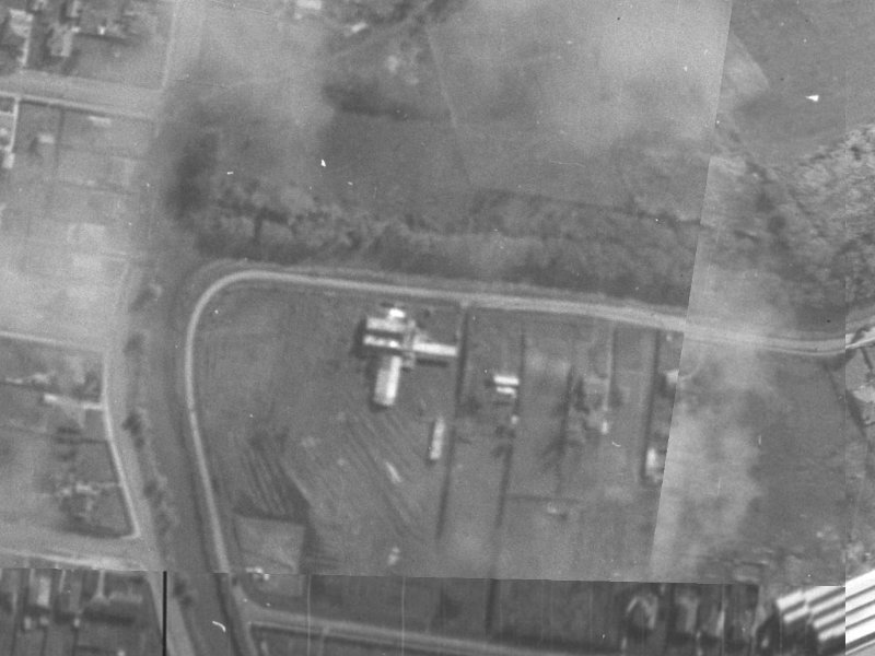 12 Thackers Quay from the air, 1940-1944