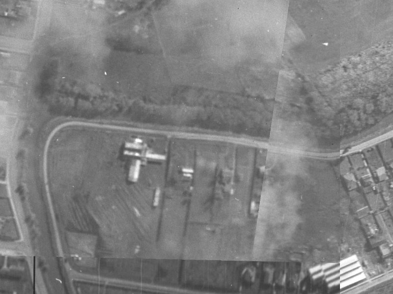 57A Connal Street from the air, 1940-1944