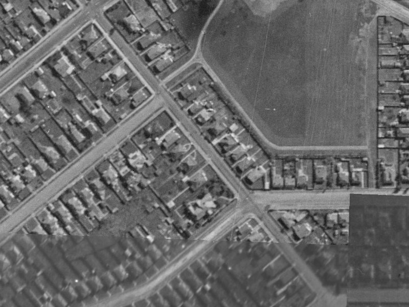 75 Strickland Street from the air, 1940-1944