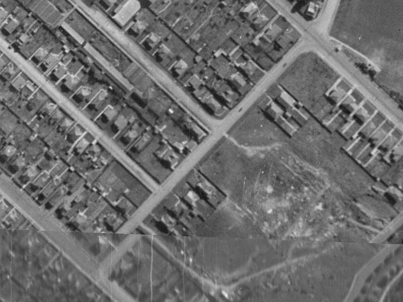 26 Rogers Street from the air, 1940-1944