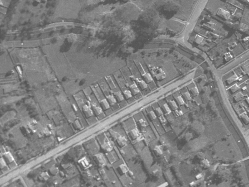 Fifield Terrace from the air, 1940-1944